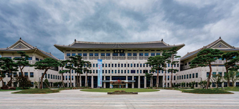 안동 풍천면에 있는 경북도청 청사