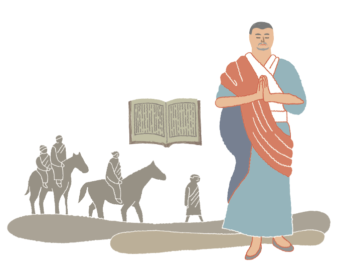 불법 공부를 위해 당나라로 향한 승려들