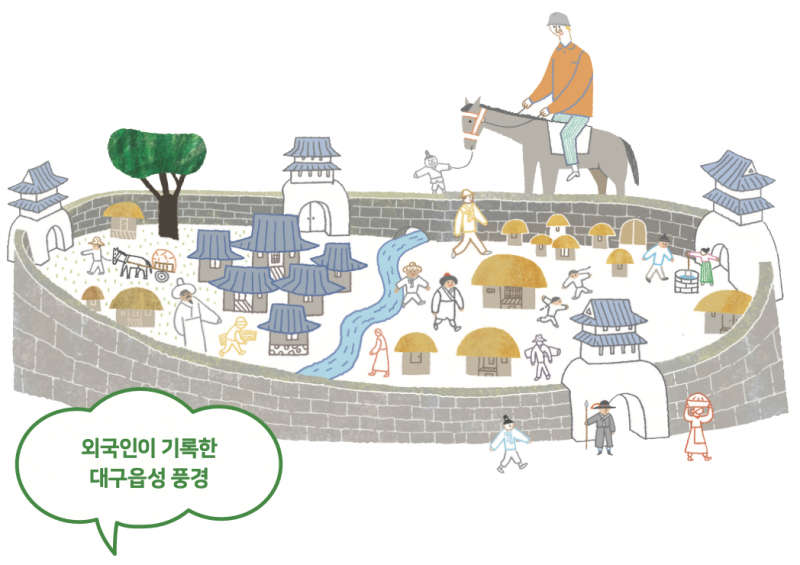 외국인이 기록한 대구읍성 풍경